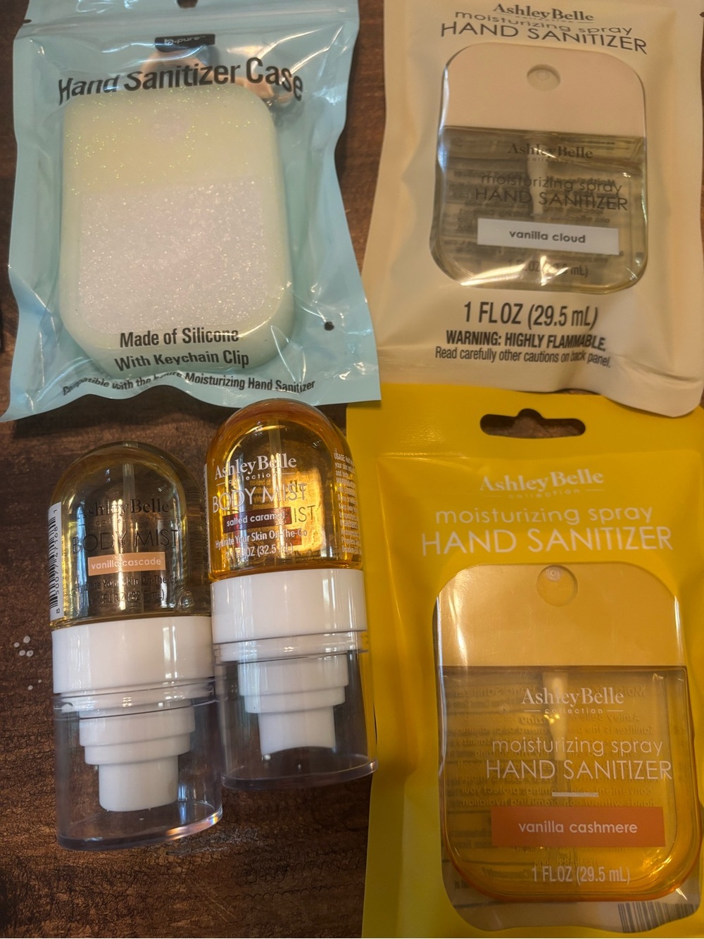 AshleyBelle plus body mist rare viral Hand Sanitizer Spray & Case Bundle